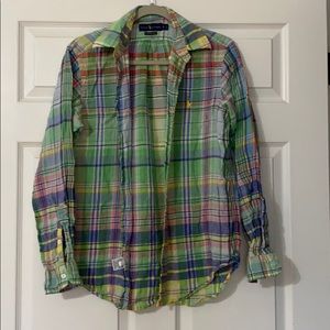 Ralph Lauren Ocean Wash Linen Button Down - small